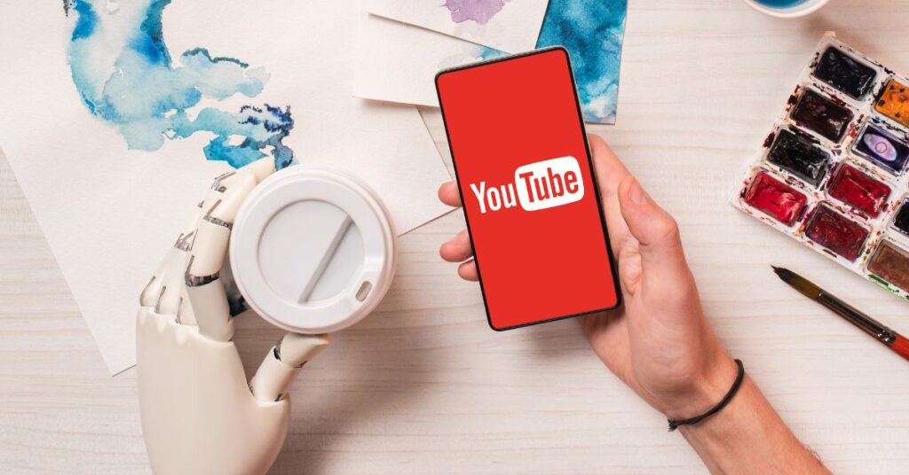 YouTube on phone